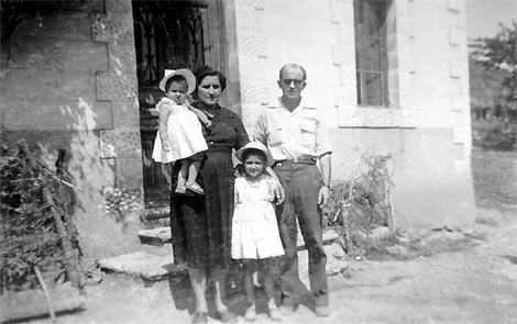 Inés y Aquilino, con Tere y Mati
